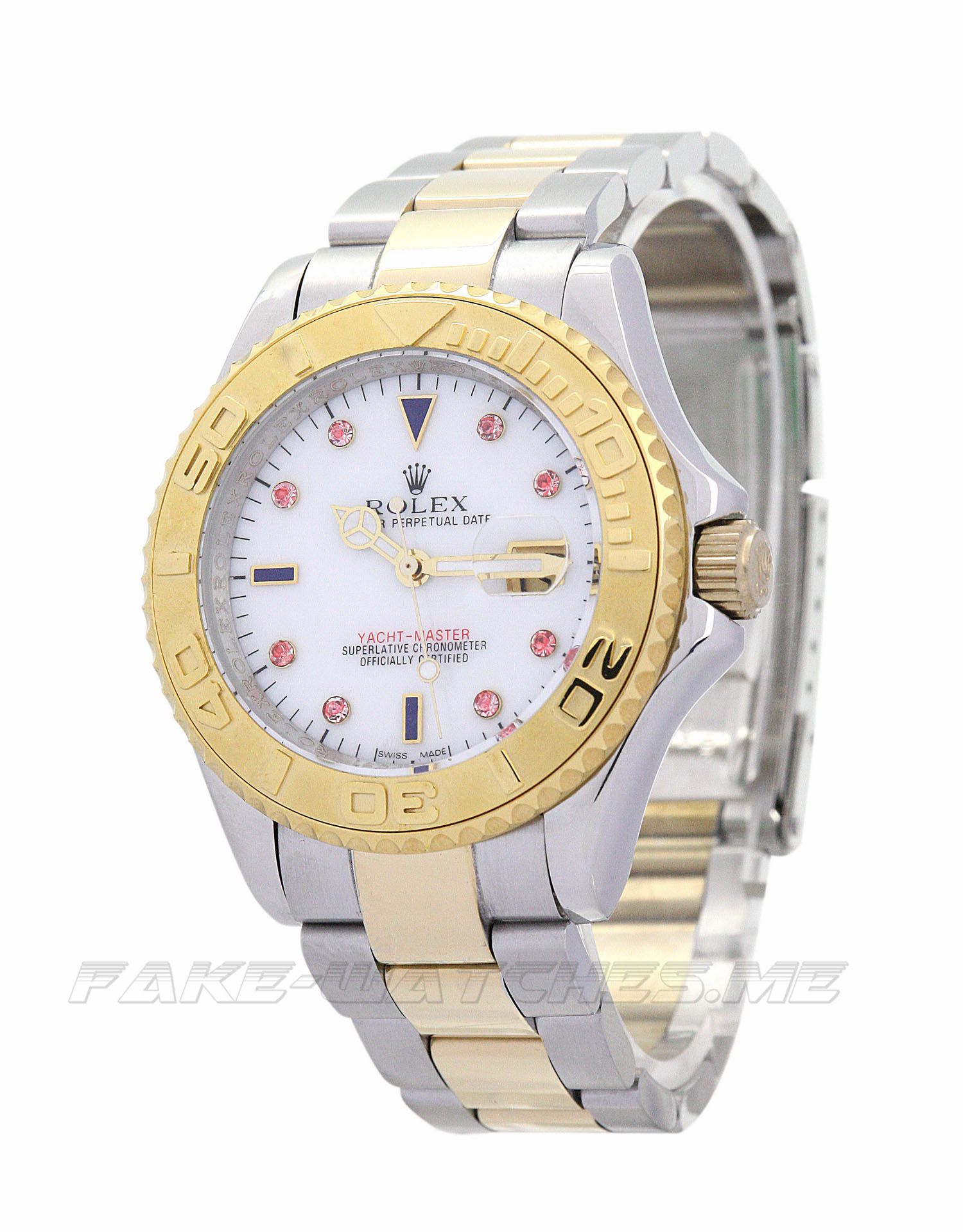 Rolex Yacht Master Red Diamond and Mens Automatic 16623